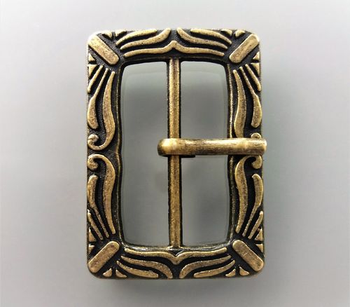 Boucle de ceinture 2.5cm coloris bronze