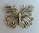 4 papillons 5cm filigrane coloris bronze