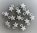 12 breloques étoiles 10 mm coloris argent