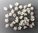 40 perles coupelles fleurs translucides