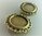 2 supports de broches bronze cabochons 20 mm