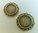 2 supports de broches bronze cabochons 20 mm
