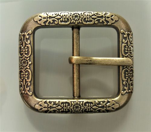 Boucle de ceinture bronze passage de 35 mm